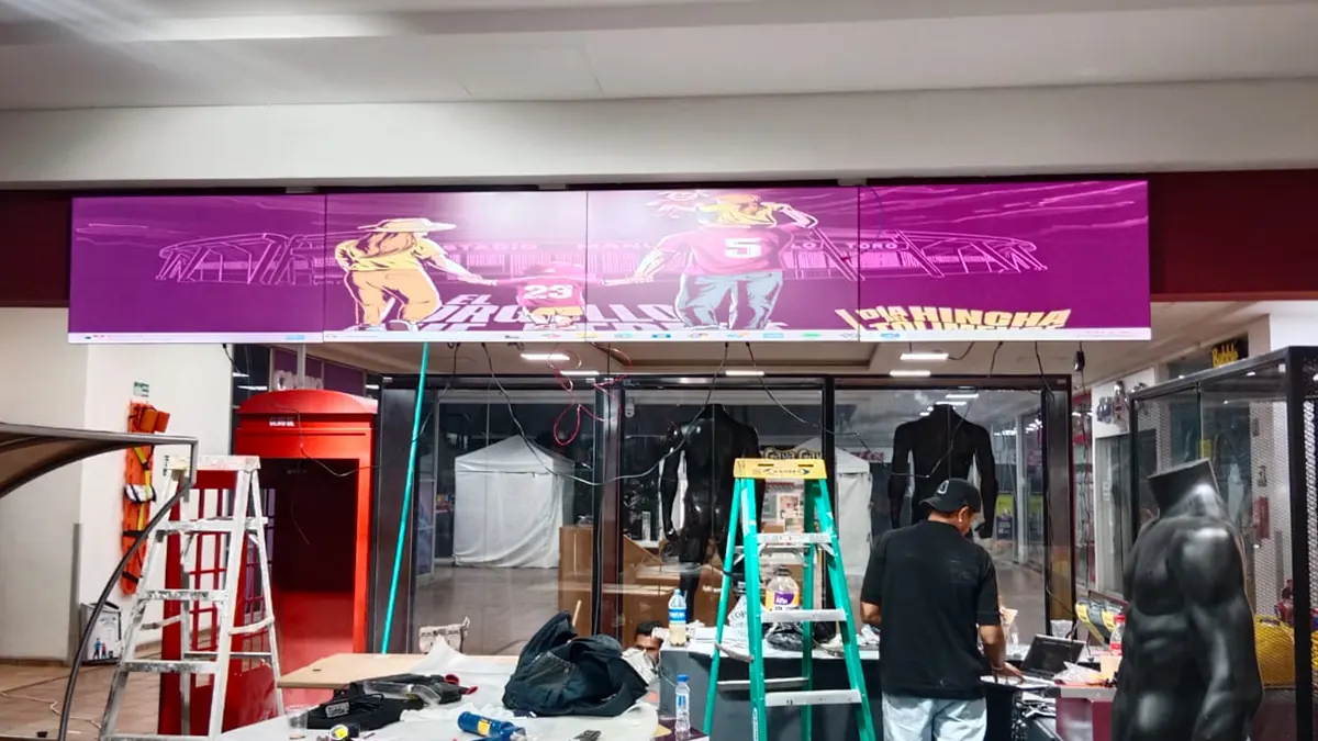Tienda Deportivo Tolima videowall