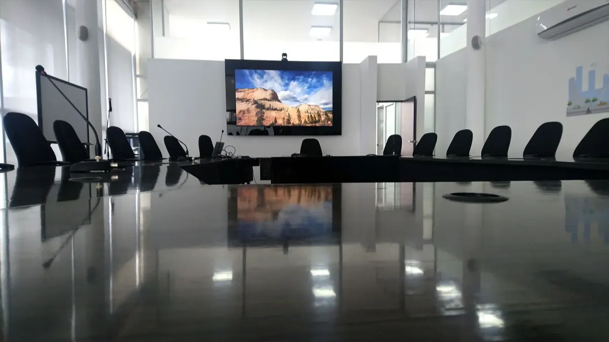 Sala de juntas Secretaría Movilidad Bogotá