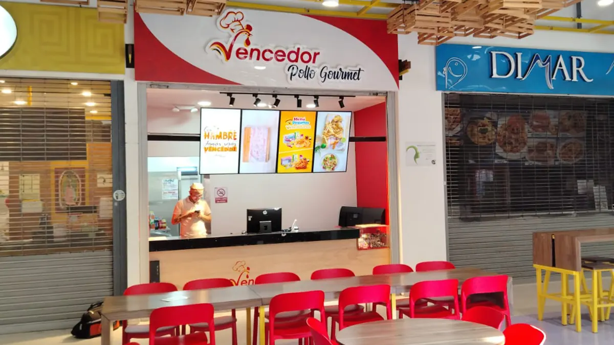 Pollos Vencedor señalización digital